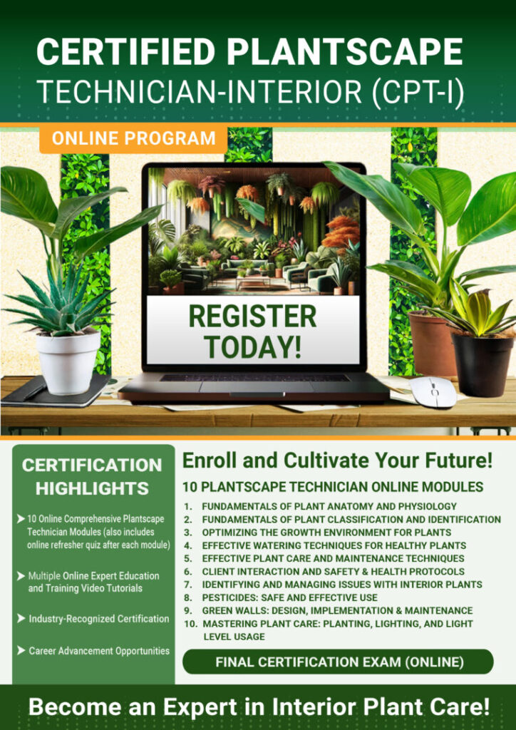 10 Plantscape Technician Online Modules